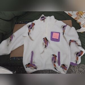 Taylor Swift Speak Now White Koi Sherpa